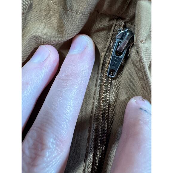 Patagonia Hiking Cargo Pant Women’s Size 12 Cropped Brown Drawstring Hem Vintage - Picture 8 of 16